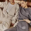 Muse Slate bomullsfleece-hettegenser