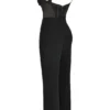 Mylene svart korsetter-Jumpsuit