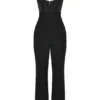 Mylene svart korsetter-Jumpsuit