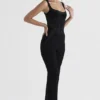 Mylene svart korsetter-Jumpsuit