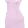 Naia Cotton Candy stroppeløs minikjole