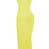 Nalini Acid Lime korsetter-maxidress