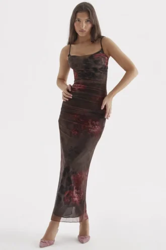 Nalini maxi-kjoler med trykk