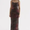 Nalini maxi-kjoler med trykk
