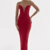 Nayara Red Rose Maxi-skjørt