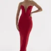 Nayara Red Rose Maxi-skjørt