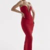 Nayara Red Rose Maxi-skjørt