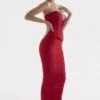 Nayara Red Rose Maxi-skjørt