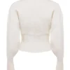 Noor Off White strikket cardigan