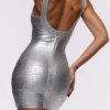OG Silver Bandage Mini Kjole – Begrenset utgave