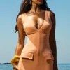 Olympia Sorbet Plunge minikjole