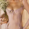 Ophelia Blush Cutout Midi-kjoler