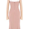 Ophelia Blush Cutout Midi-kjoler