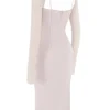 Ophelia Crystal Cutout Midi-kjoler