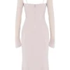 Ophelia Crystal Cutout Midi-kjoler