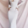 Ophelia Crystal Cutout Midi-kjoler
