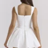 Ophelia hvit bomullsminikjole med Bloomers