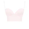 Pabla Ballerina Pink Cropped Bralette Topper