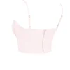 Pabla Ballerina Pink Cropped Bralette Topper