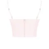 Pabla Ballerina Pink Cropped Bralette Topper