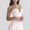 Pabla Ballerina Pink Cropped Bralette Topper