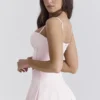 Pabla Ballerina Pink Cropped Bralette Topper