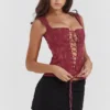 Parisa Merlot blomsterkorsetter
