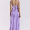 Pascha Orchid Butterfly korsetter-maxi-kjoler