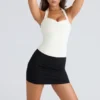 Peekaboo Ivory Halter Neck Korsetter Top