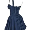 Pietra French Navy korsetterminikjole