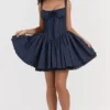 Pietra French Navy korsetterminikjole
