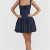 Pietra French Navy korsetterminikjole