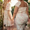 Princess Rose Print Mini Kjoler