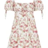 Princess Rose Print Mini Kjoler