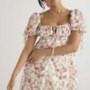 Princess Rose Print Mini Kjoler
