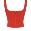 Rafa Scarlet Satin Longline Korsetter