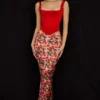 Rafa Scarlet Satin Longline Korsetter