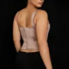 Rafa Stone Satin Longline Korsetter