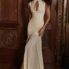 Raphaella Butter Yellow Keyhole Maxi Kjoler