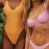 Capri Blossom bikinibukse med høyt ben som underdeler