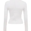 Riva hvit sommergenser Cardigan