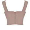 Robyn Mushroom Lace Trim Korsetter
