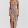 Robyn Mushroom Lace Trim Korsetter