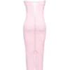 Romy rosa mesh bodycon maxi-kjoler