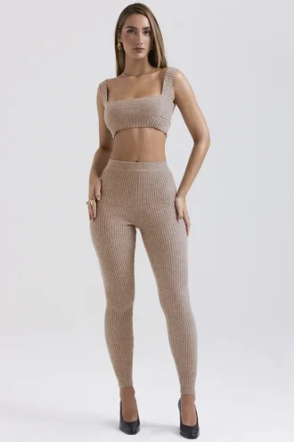 Rosmina Barley leggings i naturlig ull