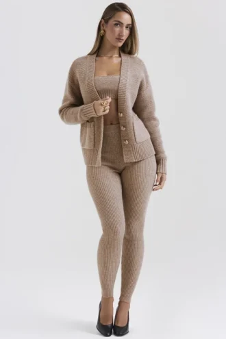 Rosmina Barley leggings i naturlig ull
