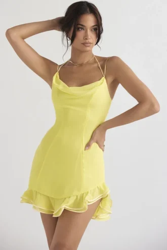 Rossella Buttercup Ruffle Mini Kjoler