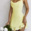 Rossella Buttercup Ruffle Mini Kjoler
