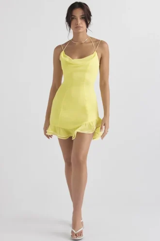 Rossella Buttercup Ruffle Mini Kjoler
