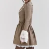 Sable Brown Puppytooth Check Mini Kjoler
